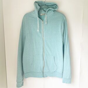 Threads 4 Thought Teal Zip-Up Hoodie L